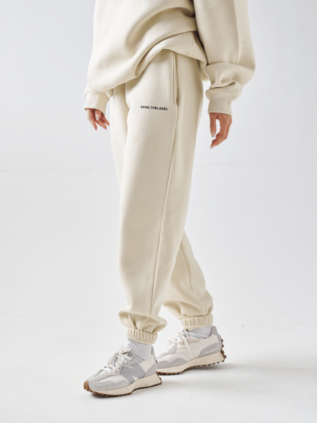 Sian Marie lounge PRE-ORDER Baggy Essential Joggers - Cream
