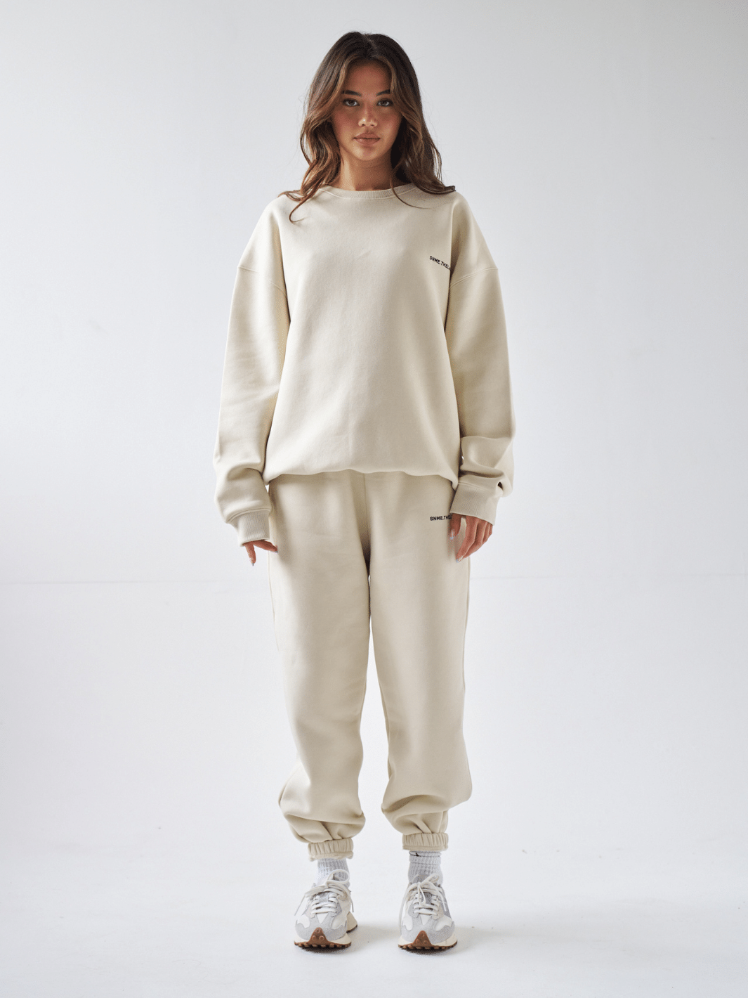 Cream sweatshirt womens sales