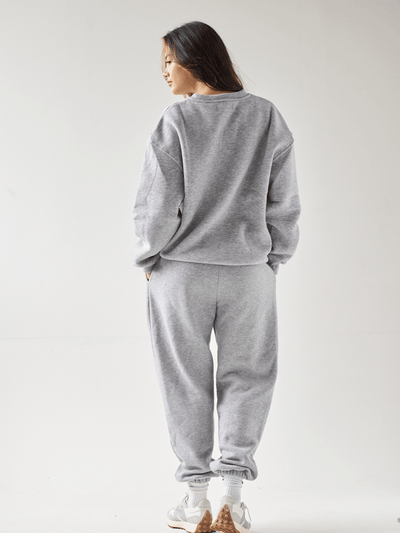 Sian Marie lounge Baggy SNME Retro Joggers - Grey Marl