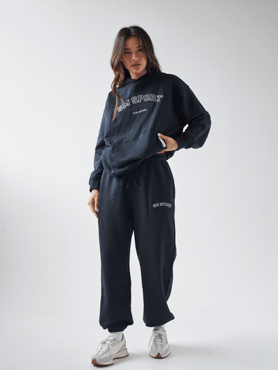 Sian Marie lounge S / Black Oversized SNME SPORTS Retro Tracksuits
