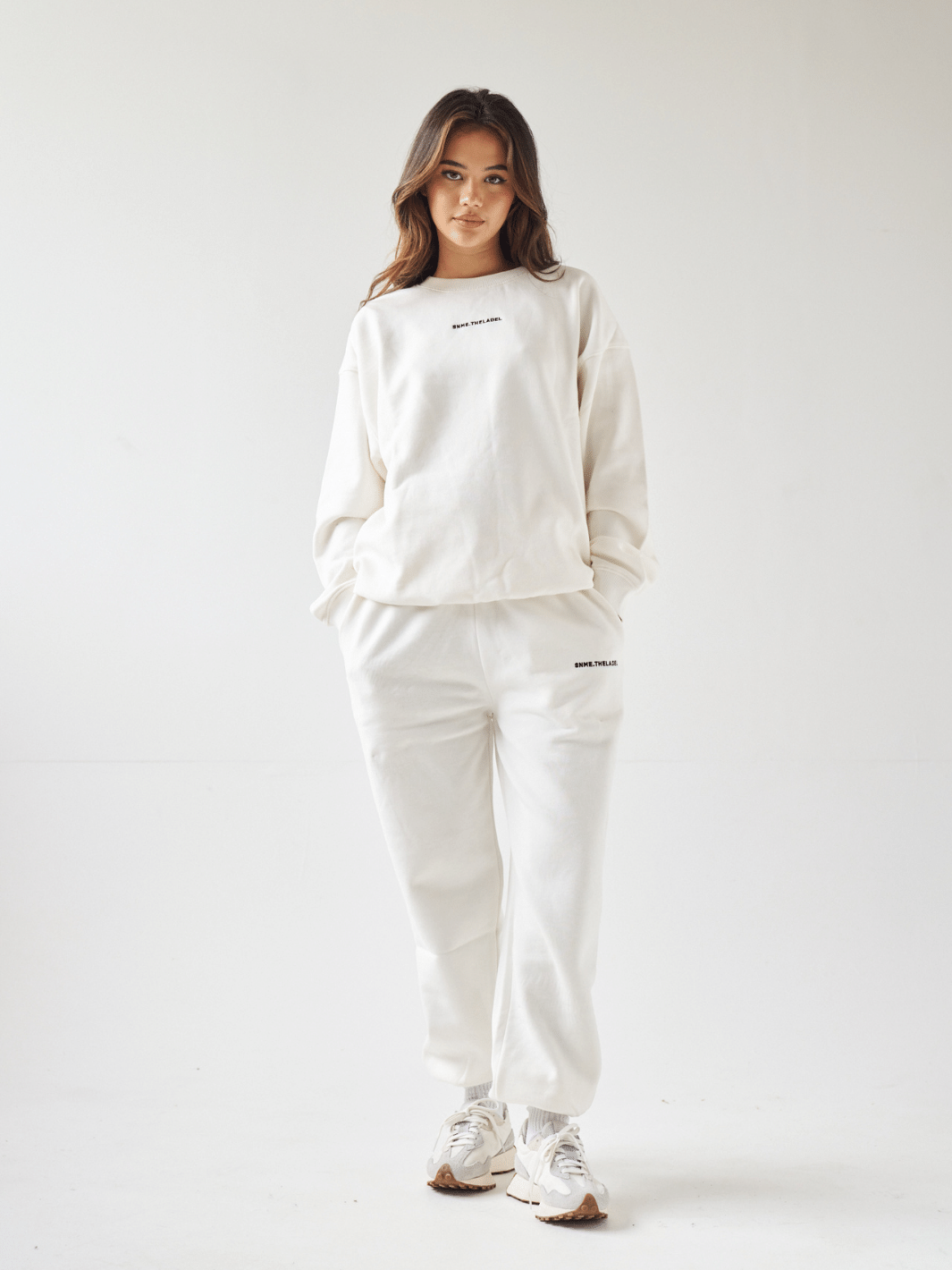 White tracksuit set hotsell