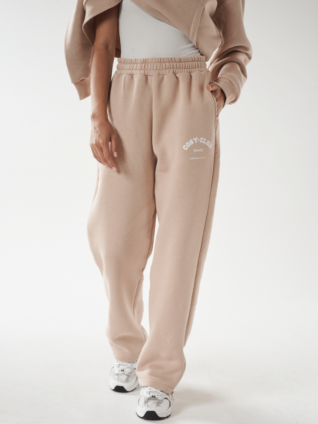 Sian Marie lounge Relaxed Joggers - Taupe